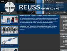 Tablet Screenshot of druckluftmotoren-reuss.de